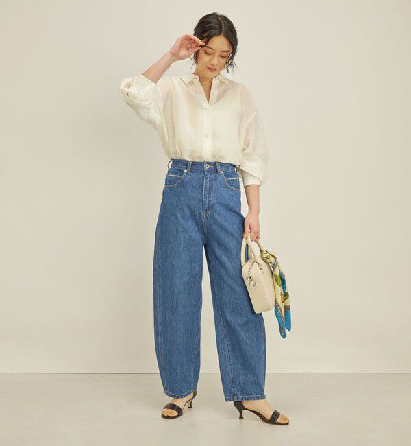 SHIPS for women「〈手洗い可能〉サフィラン リネン シャツ」|シャツ・ブラウス|