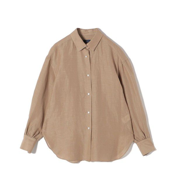 SHIPS for women「〈手洗い可能〉サフィラン リネン シャツ」|シャツ・ブラウス|