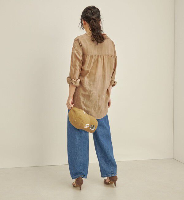 SHIPS for women「〈手洗い可能〉サフィラン リネン シャツ」|シャツ・ブラウス|