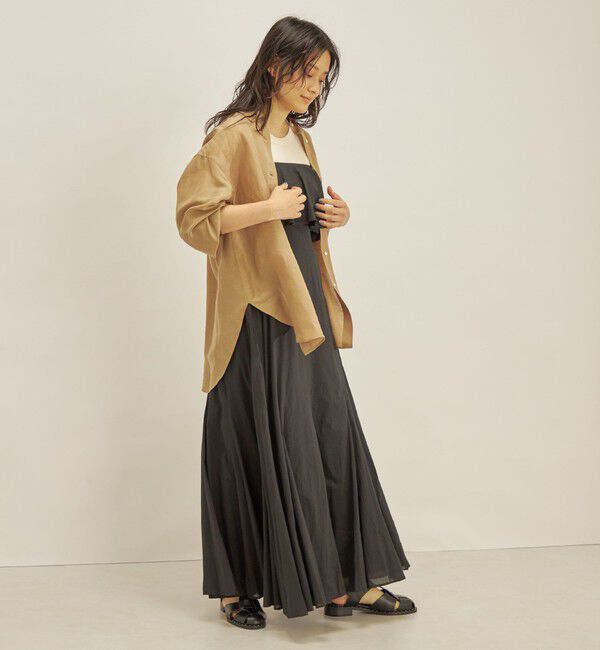 SHIPS for women「〈手洗い可能〉サフィラン リネン シャツ」|シャツ・ブラウス|