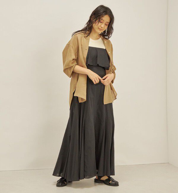 SHIPS for women「〈手洗い可能〉サフィラン リネン シャツ」|シャツ・ブラウス|