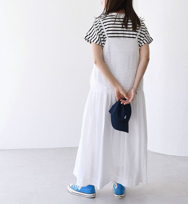 SHIPS any「SHIPS any:〈抗菌防臭/洗濯機可能〉USAコットン フレンチスリーブ TEE」|Tシャツ・カットソー|