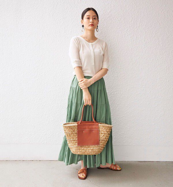 SHIPS for women「PLA シアー ワッフル ヘンリーネック プルオーバー◇」|Tシャツ・カットソー|