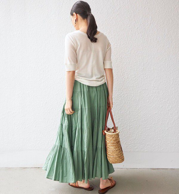 SHIPS for women「PLA シアー ワッフル ヘンリーネック プルオーバー◇」|Tシャツ・カットソー|