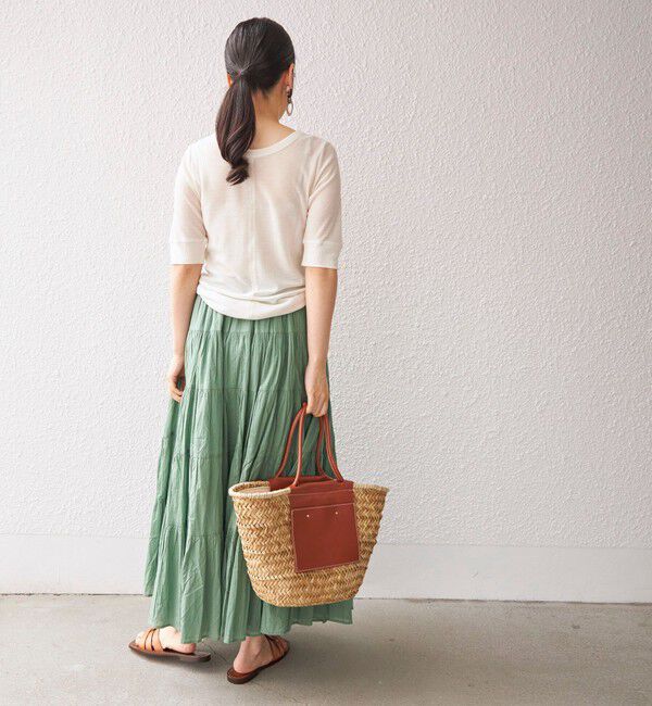 SHIPS for women「PLA シアー ワッフル ヘンリーネック プルオーバー◇」|Tシャツ・カットソー|