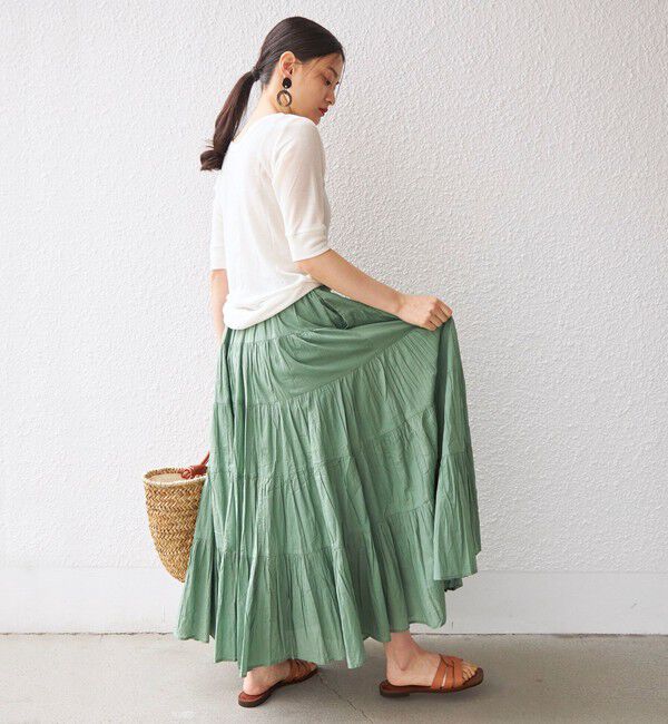 SHIPS for women「PLA シアー ワッフル ヘンリーネック プルオーバー◇」|Tシャツ・カットソー|