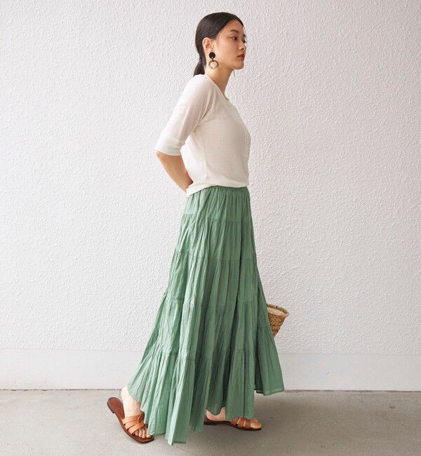 SHIPS for women「PLA シアー ワッフル ヘンリーネック プルオーバー◇」|Tシャツ・カットソー|