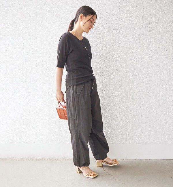 SHIPS for women「PLA シアー ワッフル ヘンリーネック プルオーバー◇」|Tシャツ・カットソー|