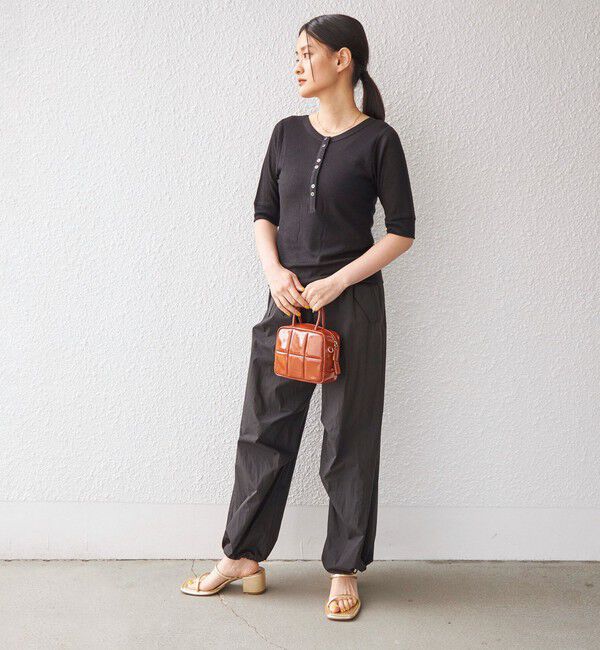 SHIPS for women「PLA シアー ワッフル ヘンリーネック プルオーバー◇」|Tシャツ・カットソー|