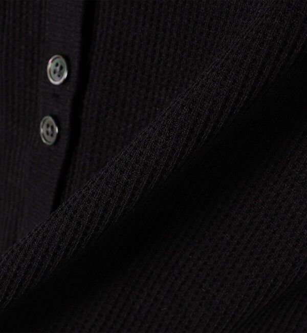 SHIPS for women「PLA シアー ワッフル ヘンリーネック プルオーバー◇」|Tシャツ・カットソー|