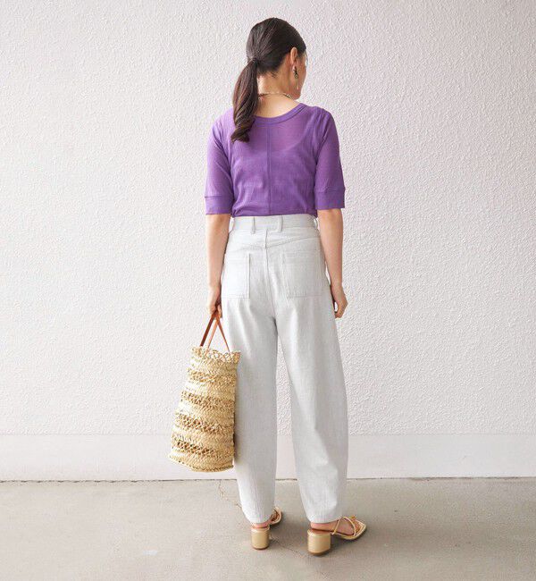 SHIPS for women「PLA シアー ワッフル ヘンリーネック プルオーバー◇」|Tシャツ・カットソー|