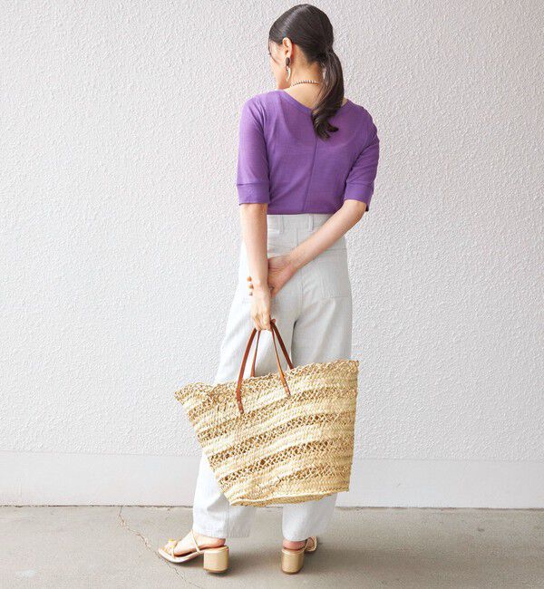 SHIPS for women「PLA シアー ワッフル ヘンリーネック プルオーバー◇」|Tシャツ・カットソー|