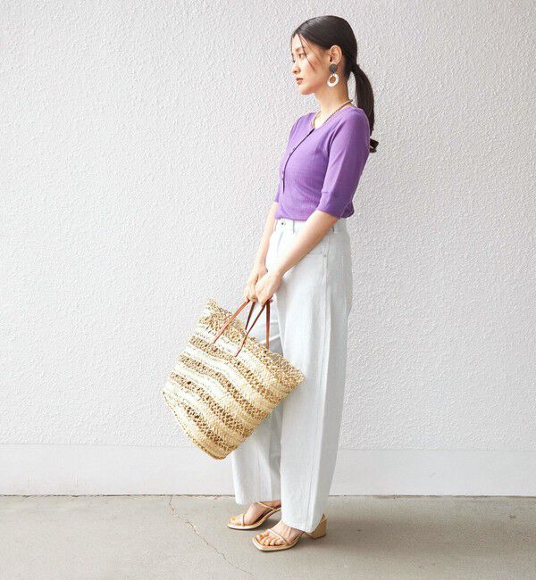 SHIPS for women「PLA シアー ワッフル ヘンリーネック プルオーバー◇」|Tシャツ・カットソー|