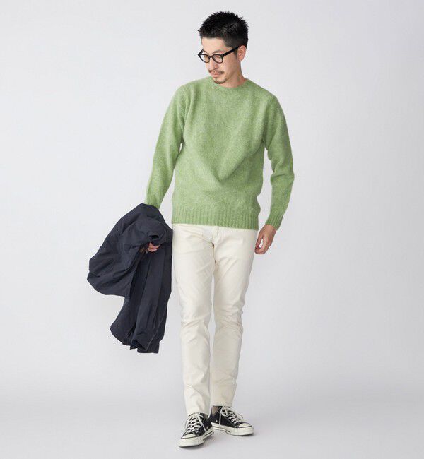 SHIPS「SHIPS: japan quality オイカワデニム縫製 ピケ ストレッチ 5ポケット 」|チノ|