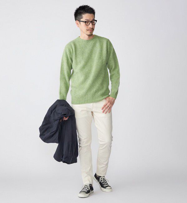 SHIPS「SHIPS: japan quality オイカワデニム縫製 ピケ ストレッチ 5ポケット 」|チノ|