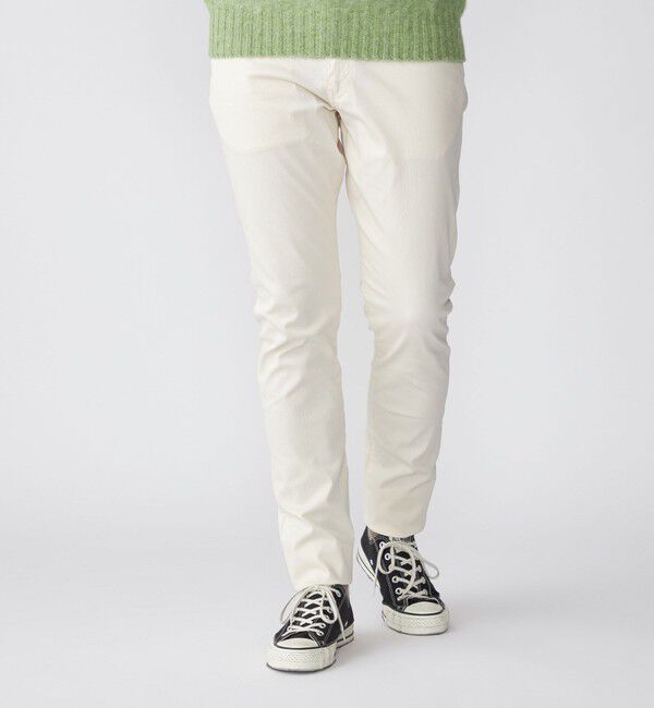 SHIPS「SHIPS: japan quality オイカワデニム縫製 ピケ ストレッチ 5ポケット 」|チノ|