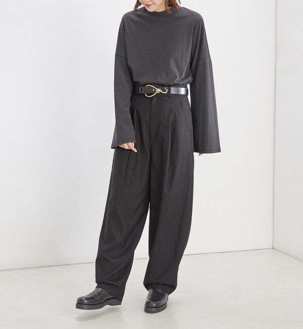 SHIPS for women「〈手洗い可能〉Wai+:ヴィンテージ レアルツイスト ロング スリーブ◇」|Tシャツ・カットソー|