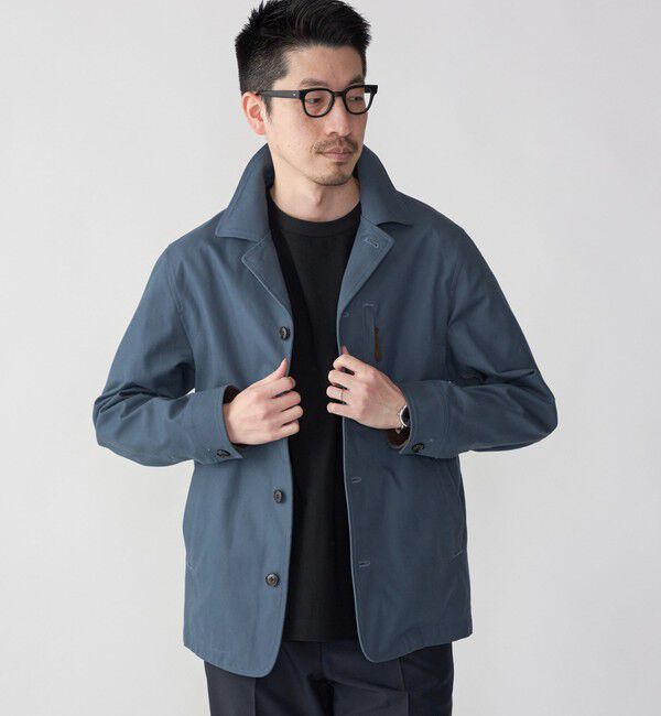 SHIPS「SHIPS: 高密度 コットンオックス ユーティリティ ジャケット」|テーラードジャケット|チャコールグレー