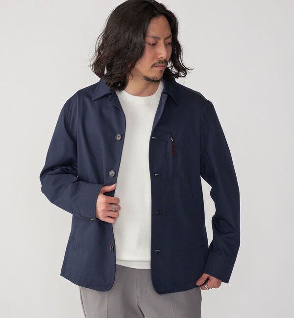 SHIPS「SHIPS: 高密度 コットンオックス ユーティリティ ジャケット」|テーラードジャケット|