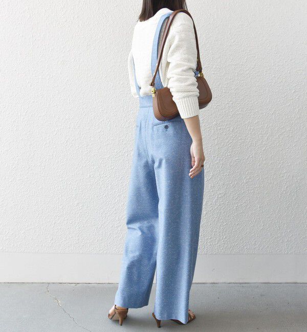 SHIPS any「SHIPS any:〈手洗い可能〉ネップヤーン サスペンダー パンツ」|その他|