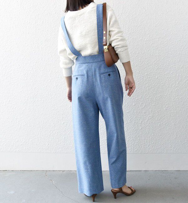 SHIPS any「SHIPS any:〈手洗い可能〉ネップヤーン サスペンダー パンツ」|その他|