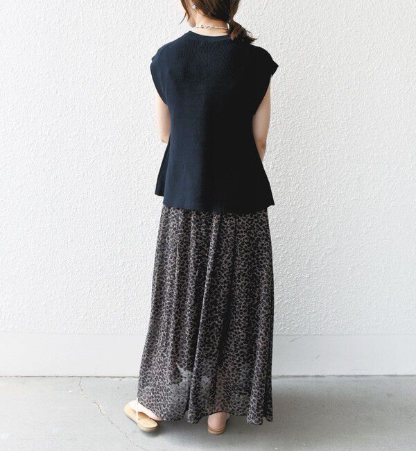 SHIPS for women「〈手洗い可能〉ギマ コットン Aライン シルエット ベスト」|ベスト・ジレ|