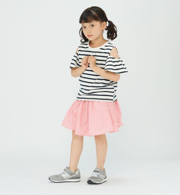 SHIPS Colors 「SHIPS Colors:〈洗濯機可能〉フラワー プリント ガウチョ パンツ(80~130cm)」|キュロット|