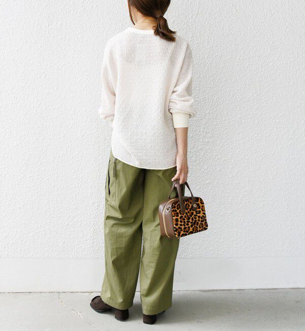 SHIPS for women「《一部追加予約》【WEB限定】〈手洗い可能〉ランダムブルーゼ ロングスリーブ プルオーバー」|プルオーバー|