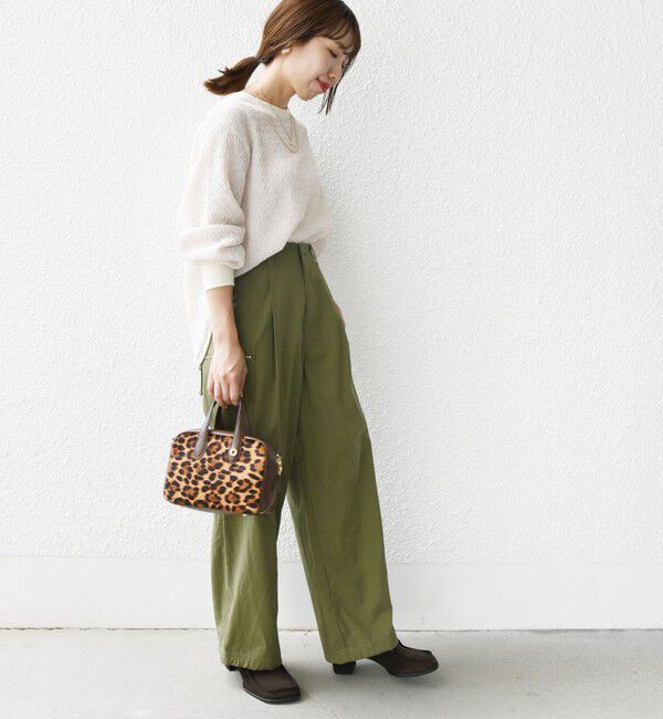 SHIPS for women「《一部追加予約》【WEB限定】〈手洗い可能〉ランダムブルーゼ ロングスリーブ プルオーバー」|プルオーバー|