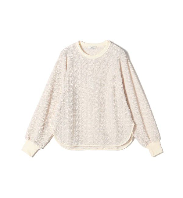 SHIPS for women「《一部追加予約》【WEB限定】〈手洗い可能〉ランダムブルーゼ ロングスリーブ プルオーバー」|プルオーバー|