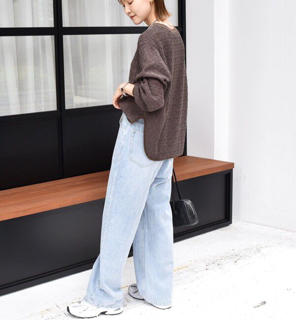 SHIPS for women「《一部追加予約》【WEB限定】〈手洗い可能〉ランダムブルーゼ ロングスリーブ プルオーバー」|プルオーバー|