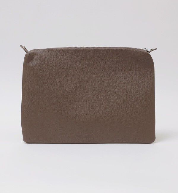 SHIPS「【WEB限定】SHIPS: 合成皮革 ビズ トート バッグ (クラッチバッグ付き)」|トートバッグ|