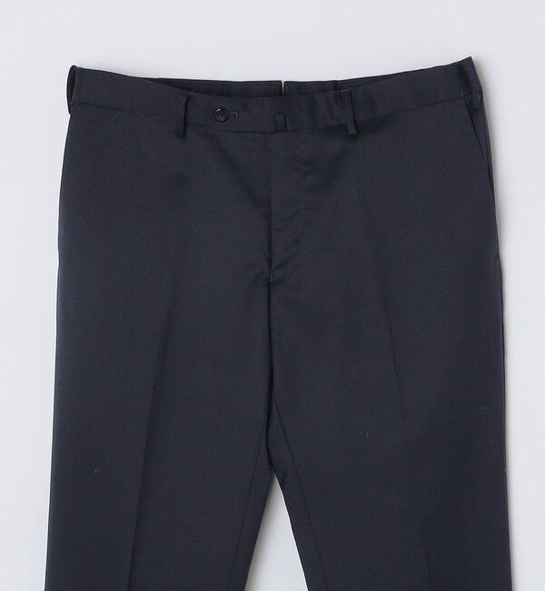 SHIPS「SHIPS:〈セットアップ対応/洗濯機可能〉ウール/ポリエステル ツイル スラックス」|スラックス|