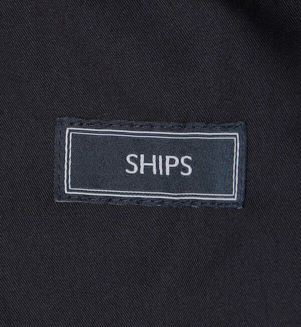 SHIPS「SHIPS:〈セットアップ対応/洗濯機可能〉ウール/ポリエステル ツイル スラックス」|スラックス|