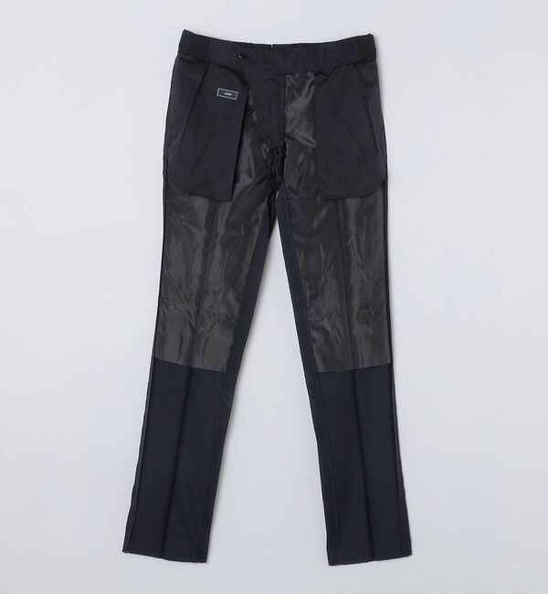 SHIPS「SHIPS:〈セットアップ対応/洗濯機可能〉ウール/ポリエステル ツイル スラックス」|スラックス|