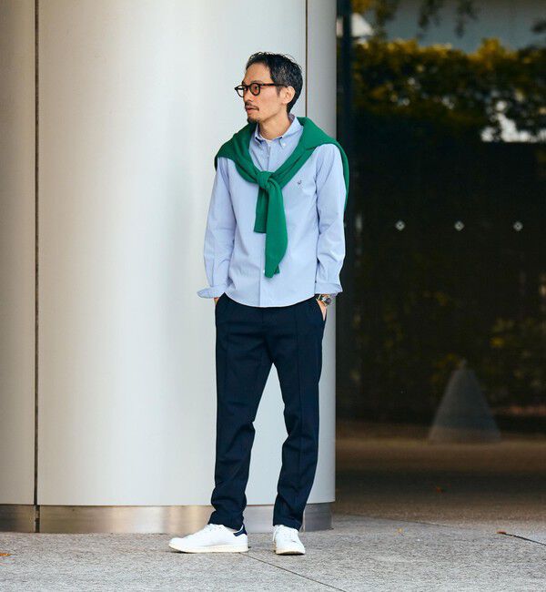 SHIPS「【WEB限定】SHIPS: 防シワ・吸水速乾 Drymix(R)タイプライターミニボタンダウンシャツ」|シャツ・ブラウス|