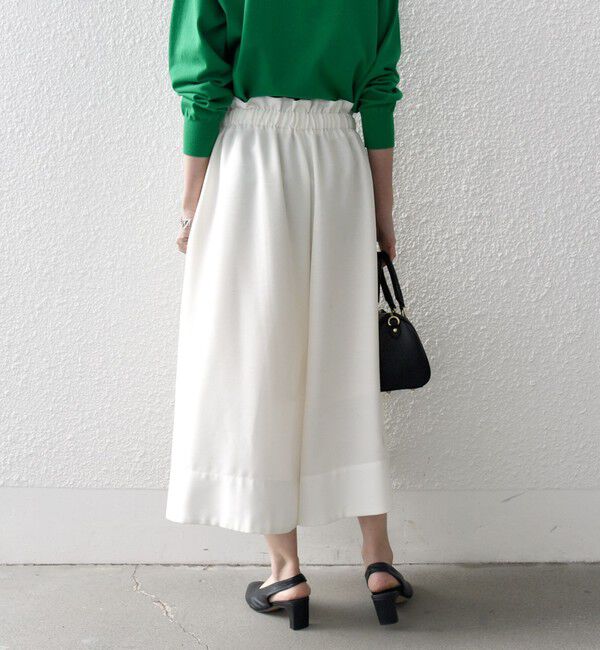 SHIPS any「SHIPS any:〈洗濯機可能〉ドライタッチ ギャザー キュロット パンツ」|その他|