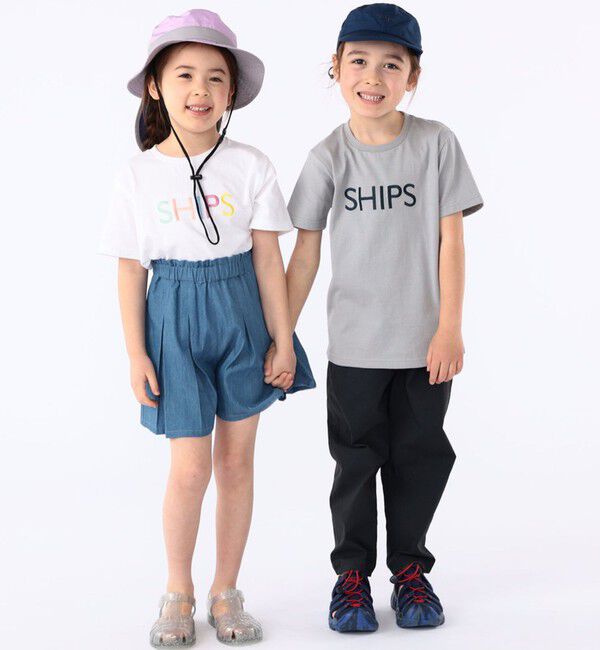 SHIPS KIDS「SHIPS KIDS:100～130cm / SHIPS ロゴ TEE」|Tシャツ・カットソー|