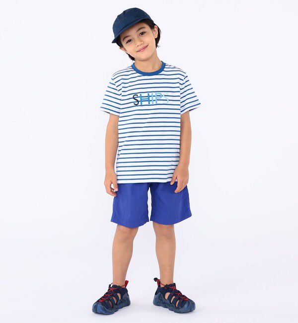 SHIPS KIDS「SHIPS KIDS:100～130cm / SHIPS ロゴ TEE」|Tシャツ・カットソー|