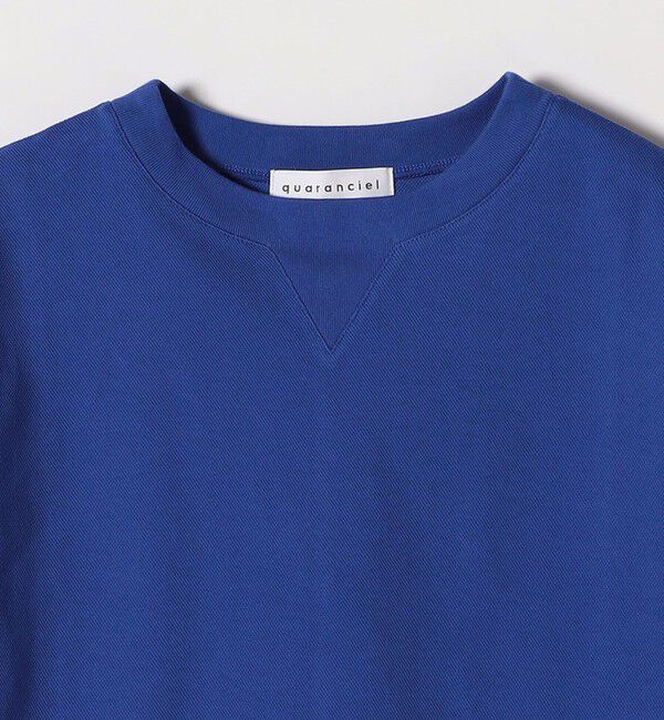 quaranciel「quaranciel:〈洗濯機可能〉カノコ Vガゼット ショートスリーブ クルーネック TEE」|Tシャツ・カットソー|