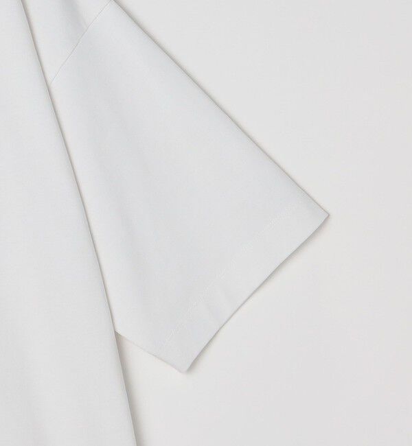 SHIPS any「SHIPS any: オーガニック コットン ワンポイント ロゴ プリント&times;刺繍 スピンドル Tシャツ◇」|Tシャツ・カットソー|