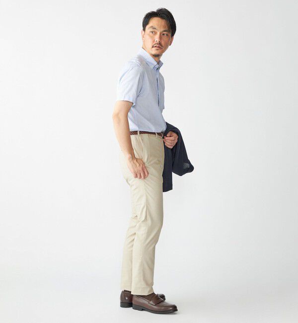 SHIPS「SHIPS: ショート スリーブ パナマ ロンドンストライプ シャツ」|シャツ・ブラウス|