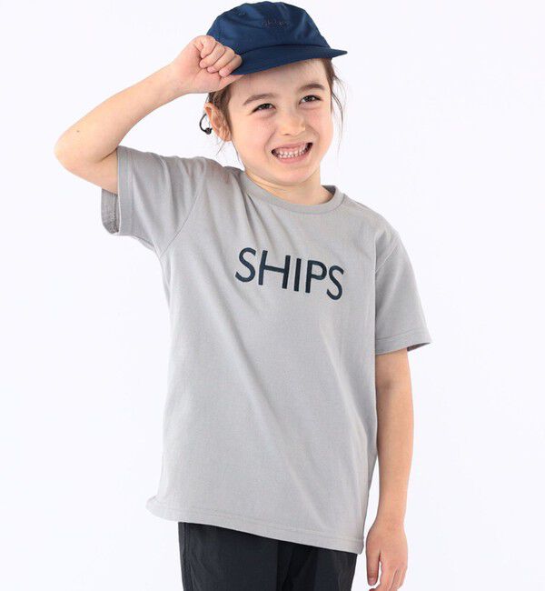 SHIPS KIDS「SHIPS KIDS:100～130cm / SHIPS ロゴ TEE」|Tシャツ・カットソー|
