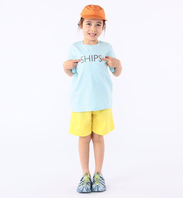 SHIPS KIDS「SHIPS KIDS:100～130cm / SHIPS ロゴ TEE」|Tシャツ・カットソー|