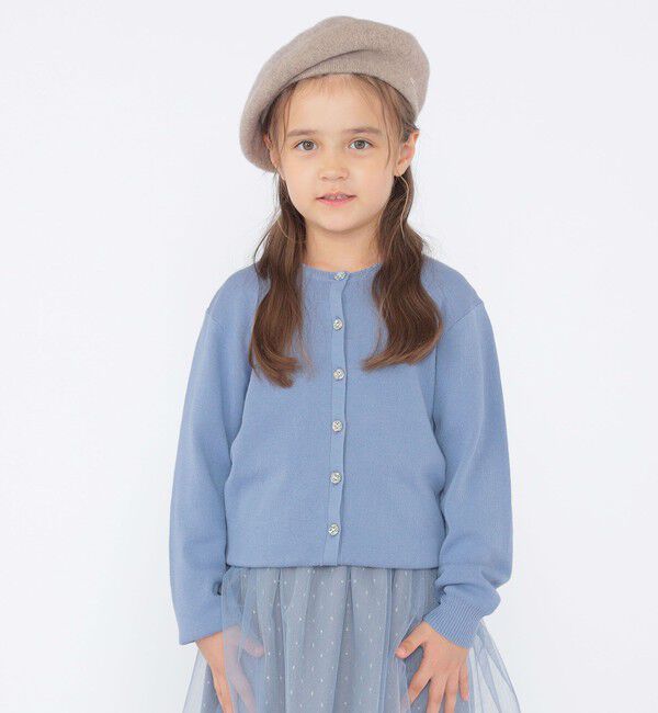 SHIPS KIDS「SHIPS KIDS:100～130cm / リバティ ニット カーディガン」|カーディガン|