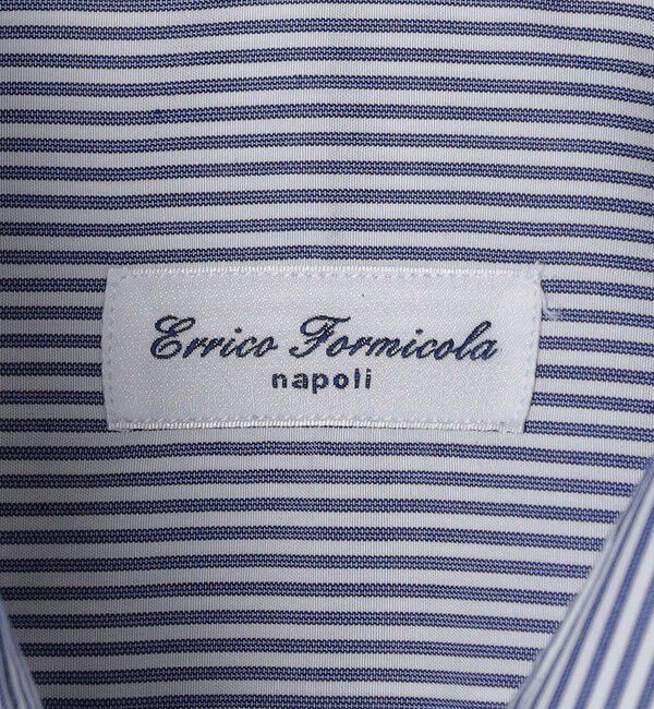 SHIPS「【SHIPS別注】Errico Formicola: DALIO ワイド ロンドンストライプ シャツ」|シャツ・ブラウス|