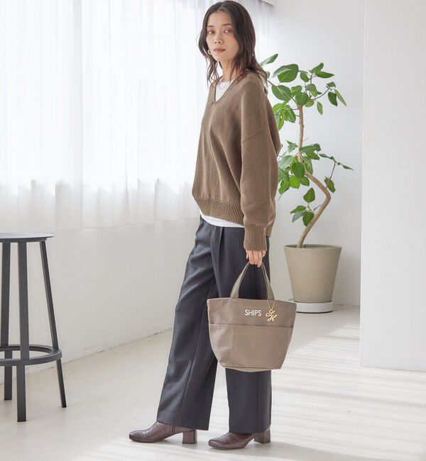 SHIPS for women「チャーム付き ポケット トート バッグ」|トートバッグ|