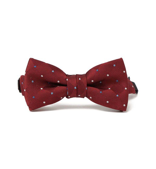 SHIPS KIDS「SHIPS KIDS:セレモニー ドット柄 蝶ネクタイ」|ネクタイ・蝶ネクタイ|レッド