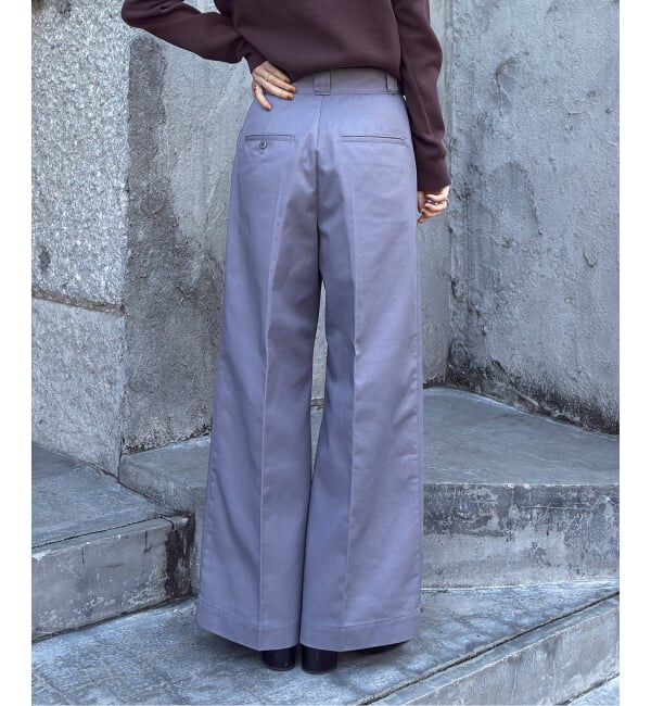 OUTDOOR PRODUCTS Usual Things「≪予約≫T/C ライトクロスワイドストレートパンツ」|スラックス|