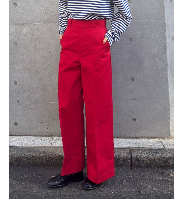 OUTDOOR PRODUCTS Usual Things「≪予約≫T/C ライトクロスワイドストレートパンツ」|スラックス|